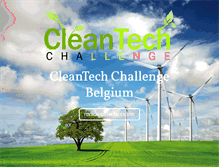 Tablet Screenshot of cleantechchallenge.be